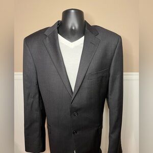 Hickey Freeman Blazer Men’s 44R Gray Wool Sport Coat Jacket